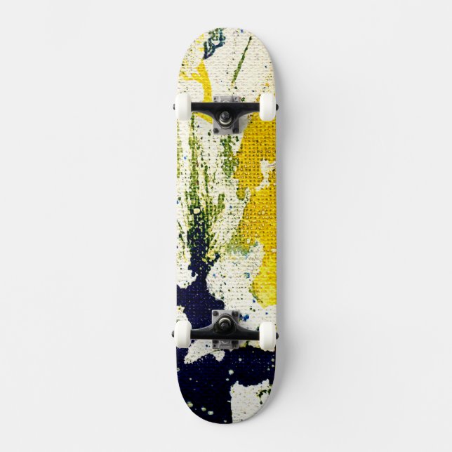 Polychromoptic #13B by Michael Moffa Skateboard (Front)