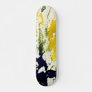 Polychromoptic #13B by Michael Moffa Skateboard