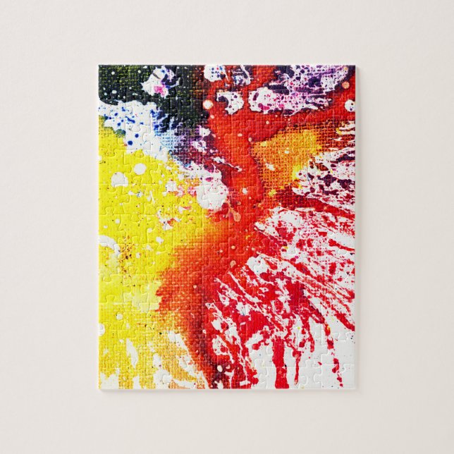 Polychromoptic #13C by Michael Moffa Jigsaw Puzzle (Vertical)