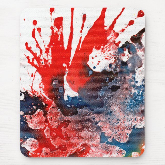 Polychromoptic #15A by Michael Moffa Mouse Mat (Front)