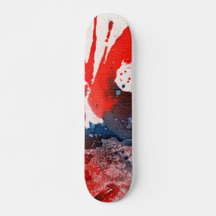 Polychromoptic #15A by Michael Moffa Skateboard