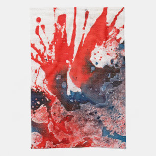 Polychromoptic #15A by Michael Moffa Tea Towel