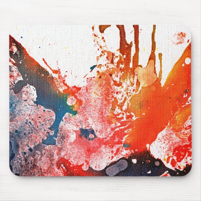 Polychromoptic #15B by Michael Moffa Mouse Mat (Front)