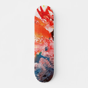 Polychromoptic #15B by Michael Moffa Skateboard