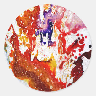 Polychromoptic #1A by Michael Moffa Classic Round Sticker
