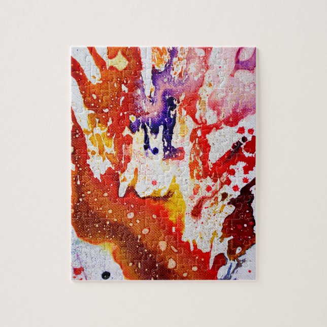 Polychromoptic #1A by Michael Moffa Jigsaw Puzzle (Vertical)