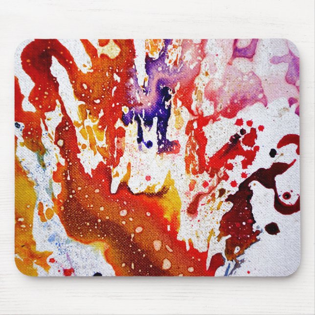 Polychromoptic #1A by Michael Moffa Mouse Mat (Front)