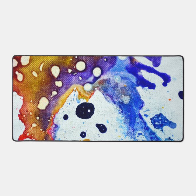 Polychromoptic #1B from Michael Moffa Desk Mat (Front)