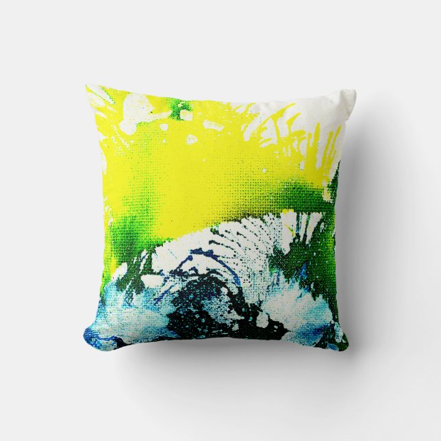 Polychromoptic #2A by Michael Moffa Cushion (Front)