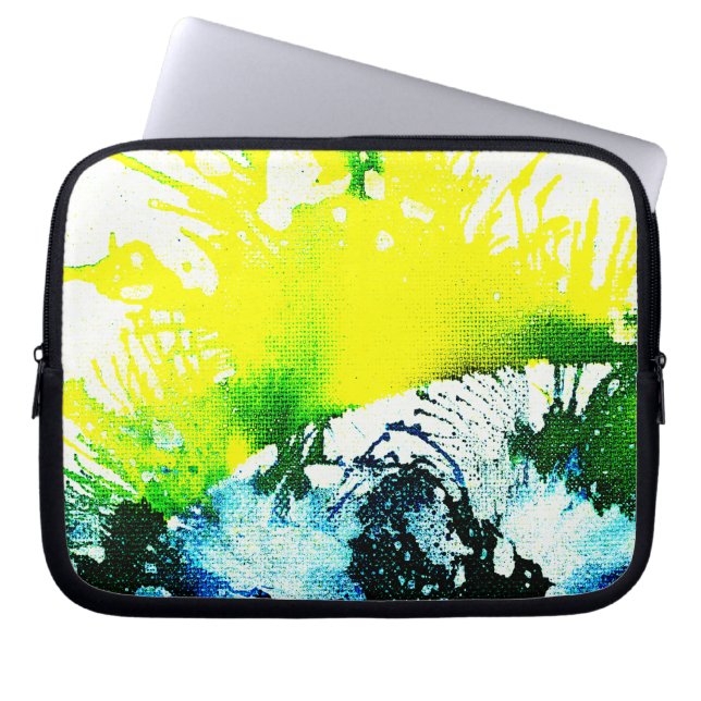 Polychromoptic #2A by Michael Moffa Laptop Sleeve (Front)