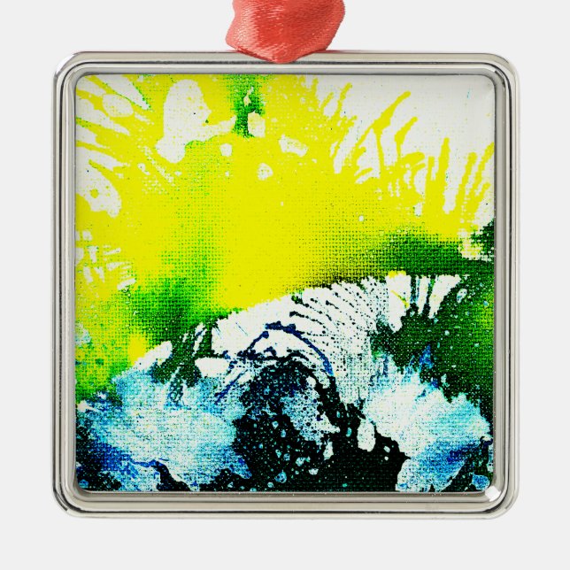 Polychromoptic #2A by Michael Moffa Metal Tree Decoration (Front)