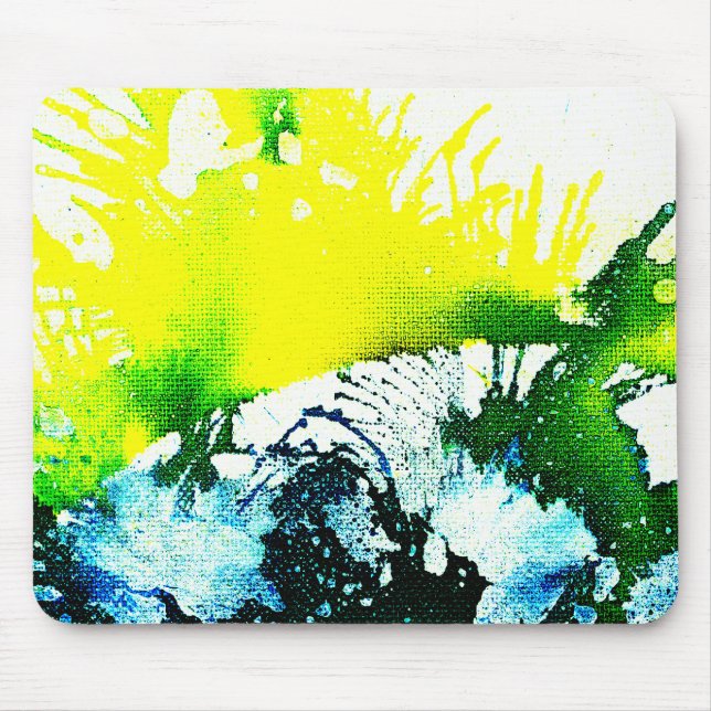 Polychromoptic #2A by Michael Moffa Mouse Mat (Front)