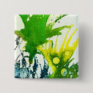 Polychromoptic #2B by Michael Moffa 15 Cm Square Badge