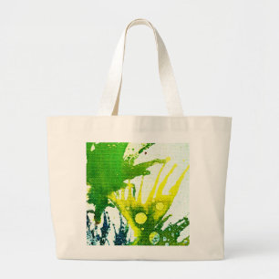 Polychromoptic #2B by Michael Moffa Large Tote Bag
