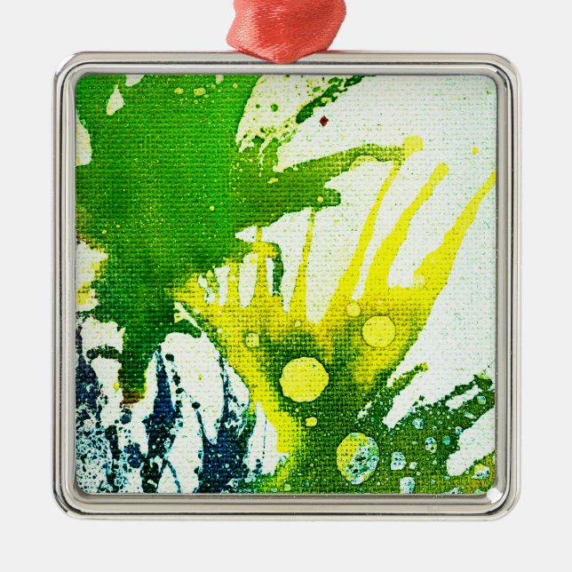 Polychromoptic #2B by Michael Moffa Metal Tree Decoration (Front)