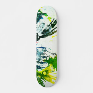 Polychromoptic #2B by Michael Moffa Skateboard