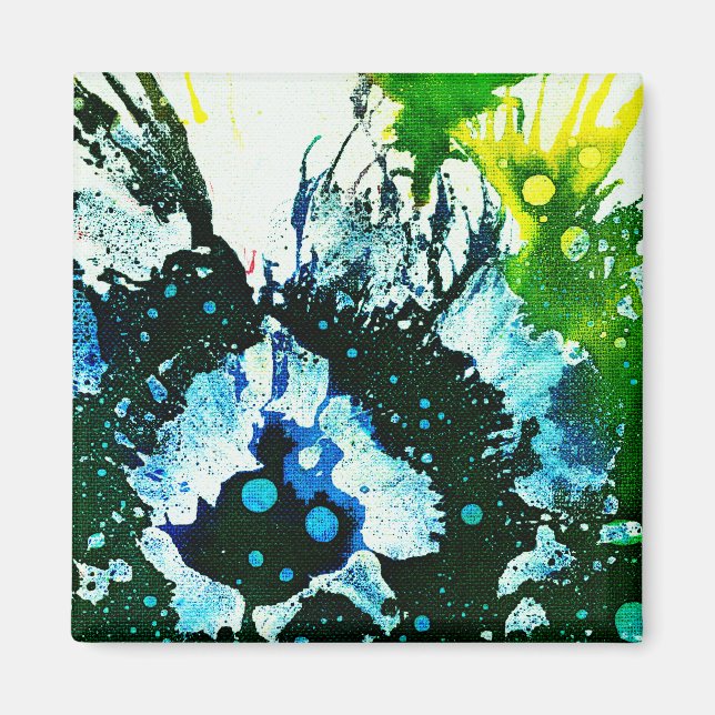 Polychromoptic #2C by Michael Moffa Magnet (Front)