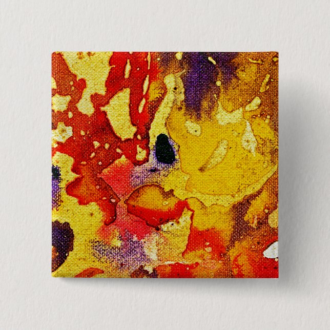 Polychromoptic #3 by Michael Moffa 15 Cm Square Badge (Front)