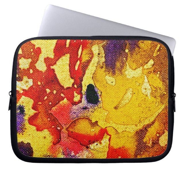 Polychromoptic #3 by Michael Moffa Laptop Sleeve (Front)