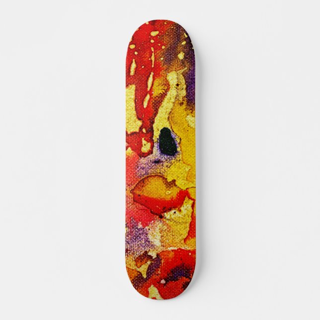 Polychromoptic #3 by Michael Moffa Skateboard (Front)