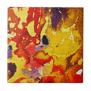 Polychromoptic #3 by Michael Moffa Tile