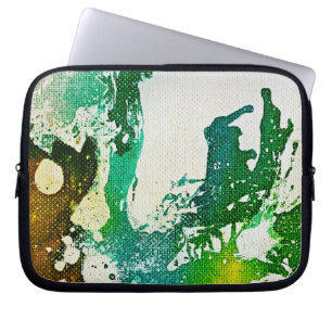 Polychromoptic #5 by Michael Moffa Laptop Sleeve