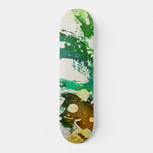 Polychromoptic #5 by Michael Moffa Skateboard