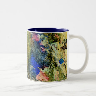 Polychromoptic #6 by Michael Moffa Two-Tone Coffee Mug