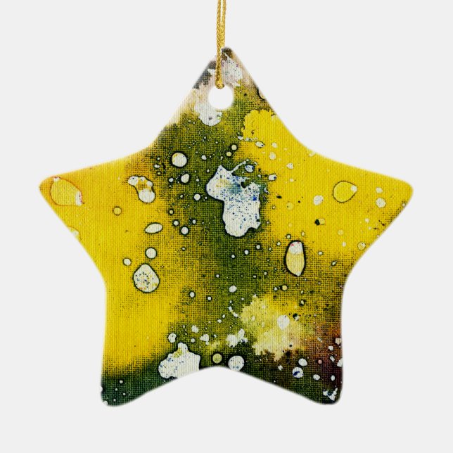 Polychromoptic #7 by Michael Moffa  Ceramic Tree Decoration (Front)