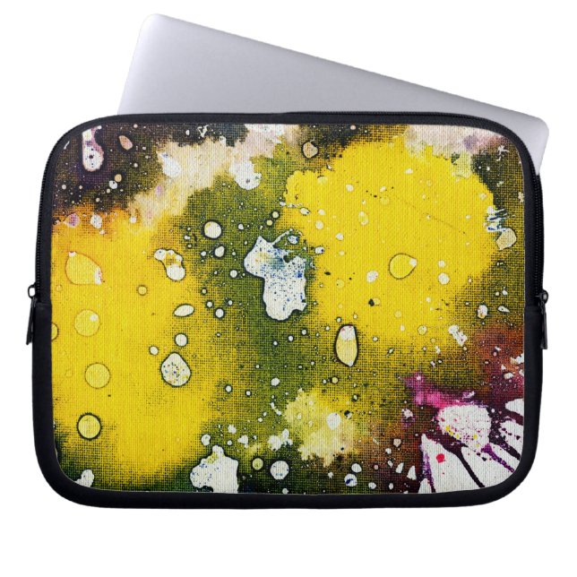 Polychromoptic #7 by Michael Moffa Laptop Sleeve (Front)