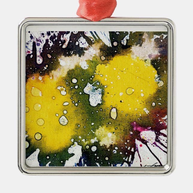 Polychromoptic #7 metal tree decoration (Front)