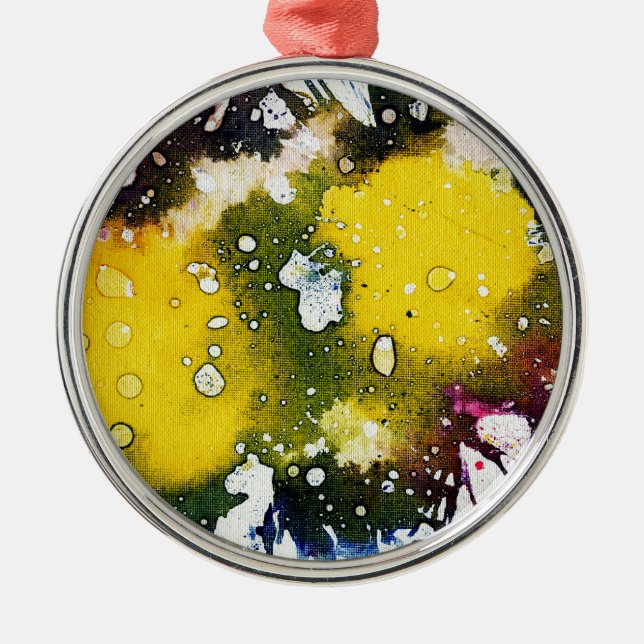 Polychromoptic #7 metal tree decoration (Front)