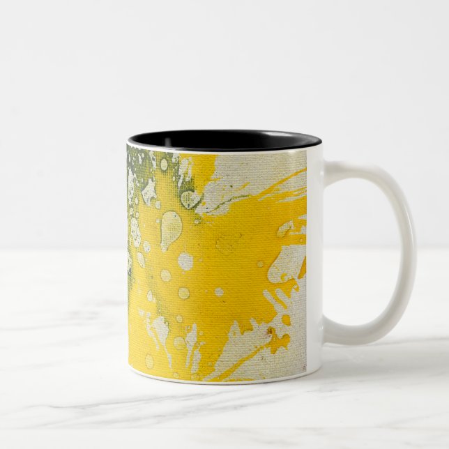 Polychromoptic #8 by Michael Moffa Two-Tone Coffee Mug (Right)