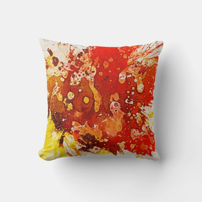 Polychromoptic #9 by Michael Moffa Cushion (Front)