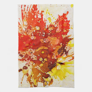 Polychromoptic #9 by Michael Moffa Tea Towel