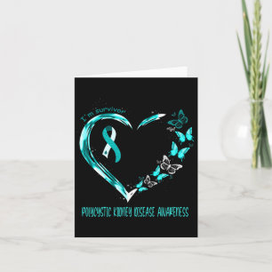Polycystic Kidney Disease Awareness I'm Survivor H Card