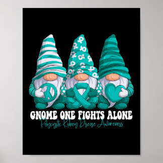 Polycystic Kidney Disease Awareness Month Teal Rib Poster