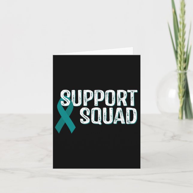 Polycystic Kidney Disease Awareness Support Squad  Card (Front)