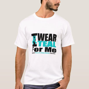 Polycystic Kidney Disease I Wear Teal For Me T-Shirt