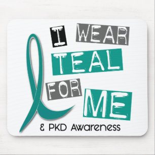 Polycystic Kidney Disease PKD I Wear Teal For ME Mouse Mat