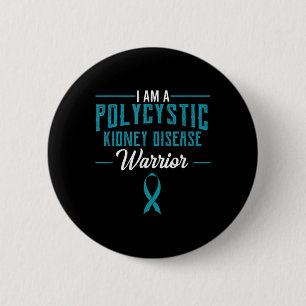 Polycystic Kidney Disease Pkd Warrior Pckd Awarene 6 Cm Round Badge