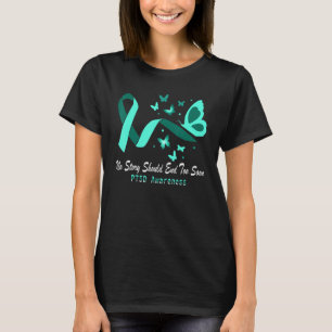 Polycystic Kidney Disease PTSD Awareness Butterfli T-Shirt