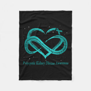 Polycystic Kidney Disease Warrior Fleece Blanket