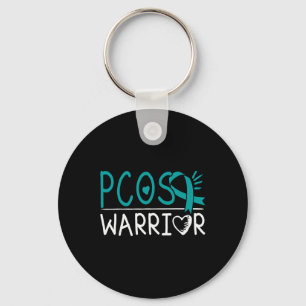 Polycystic Ovary Syndrome Awareness Pcos Survivor Key Ring