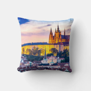 Polyester Throw Pillow, Throw Pillow Prague