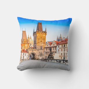 Polyester Throw Pillow, Throw Pillow Prague