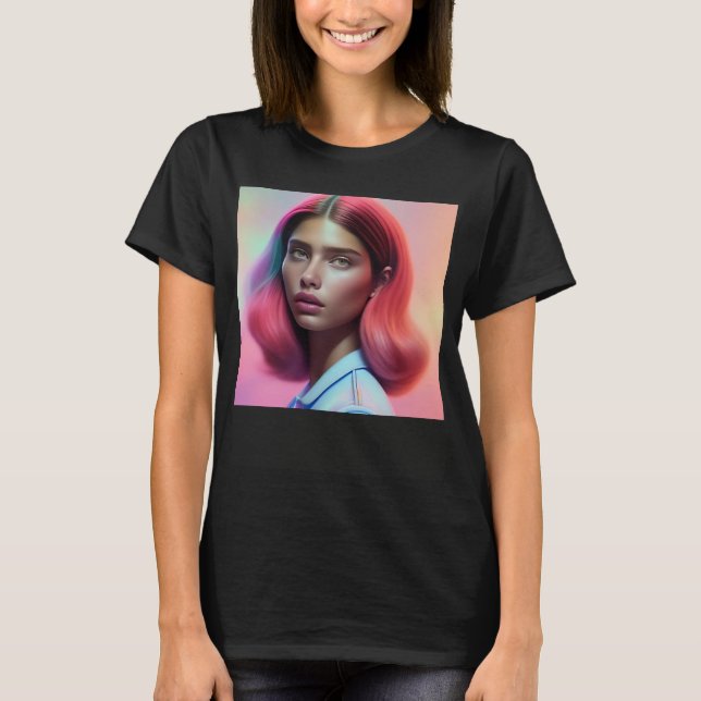 Polygel Colours Water Colours Womens Costume Sunse T-Shirt (Front)