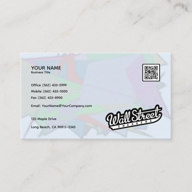 Polygon Abstract - Business Card Design (Front)