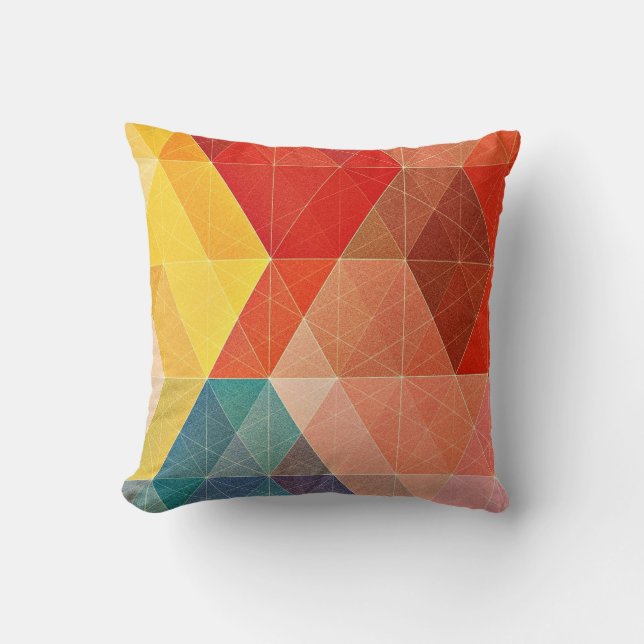 Polygon Abstract Cushion (Front)