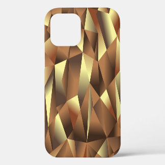 Polygon Background: Abstract Textured Art iPhone 12 Case